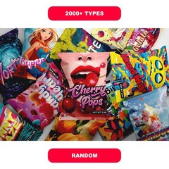 Mylar bags Design Set 3.5gram | 100pic FOR EACH package IN 1(ONE) RANDOM DESIGN