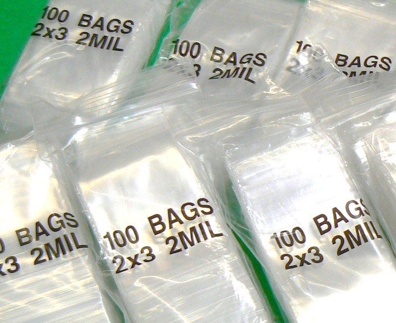 7000 Reclosable Bags 2×3 Clear 2mil Bulk 7,000 Poly Baggies 2″ x 3″ Bag 2 Mil