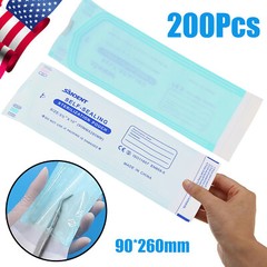 200 Self Sterilization Pouches Pouch Autoclave Sterilizer Bag Dental Tattoo Nail