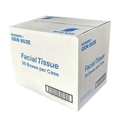 GEN 2-Ply, Facial Tissue Cube Box (36/Carton) White