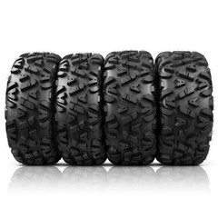 Set of 4 ATV Tires 27×9-12 27×11-12 All-Terrain 6-Ply Tubeless for Mud Sand