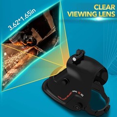 Solar-Powered True Color Auto-Darkening Welding Helmet for TIG, MIG, and ARC