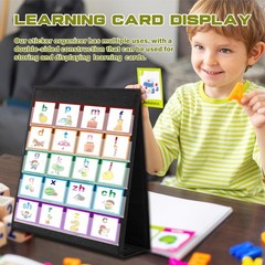 2Pcs 5 Tier Stickers Display Stand for Vendors, Double-Sided Sticker Holder D…