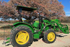 Green Metal Canopy for John Deere Tractor ROPS W/ Brackets Size 46.5″ x 58″ READ