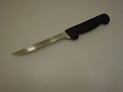 New Chef Starter Set (4) Pro Knives 8in Chefs 6in Boning 12in Bread 10in Cimeter