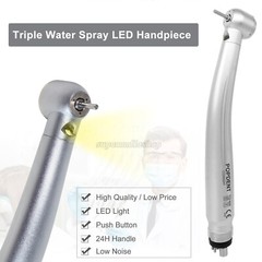 Dental LED High Speed /1:5 Increasing Optic LED Contra Angle Handpiece NSK Style