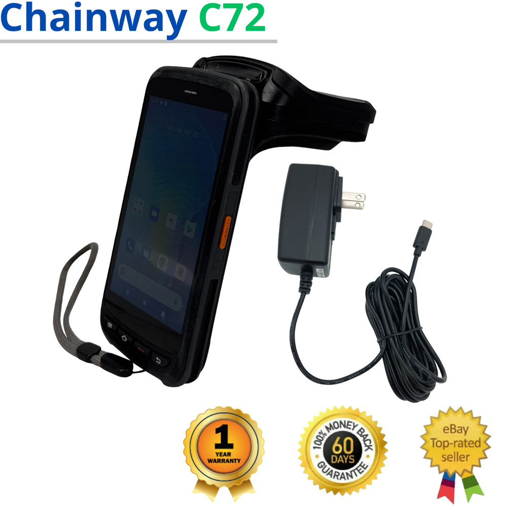 ✅Chainway C72 RFID Tag Warehouse Barcode Scanner Reader w/Kit 1 YEAR WARRANTY!⚡️