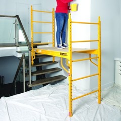 Metaltech Multipurpose 6ft. Baker-Style Scaffold, 1100-Lb. Capacity, Steel,