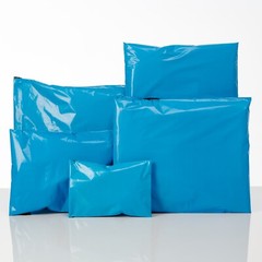 Coloured Mailing Bags Strong Polythene Postage Parcel Postal Seal Mixed All Size