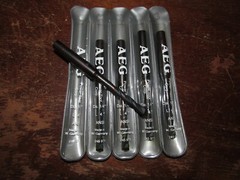 Lot of 5 AEG Masonry A-Taper Hammer Drill Bit Bits 1/4″X 4″ depth 1-7/8″ (AK-9)