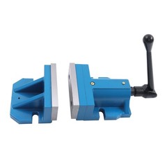 2 Piece 6″ Quick Clamp Milling Machine Vise 6″ Jaw Width 2 1/4″ Jaw Height