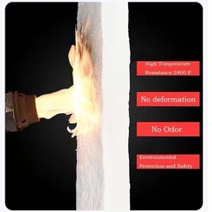 12×24 Ceramic Fiber Blanket Fireproof Insulation 2400°F Heat Shield