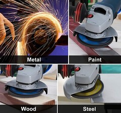 40 Pack 4.5″ 4-1/2″ Zirconia Flap Disc 40 60 80 120 Grit Sanding Grinding Wheel