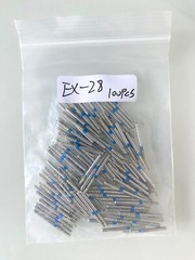 100 PCS High Quality Medium Grit Diamond Burs for Dental High Speed Handpiece