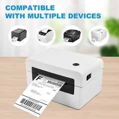 4″x6″ Direct Thermal Shipping Labels 250/Roll 450/Roll 500/Roll for Zebra Rollo