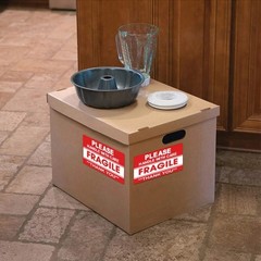 Fragile Stickers 1 Roll 250 2×3 Fragile Label Sticker Handle With Care Mailing