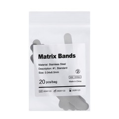 20pc/kit Dental universal Matrix Bands Tofflemire Stainless Steel band #1#2#3#13