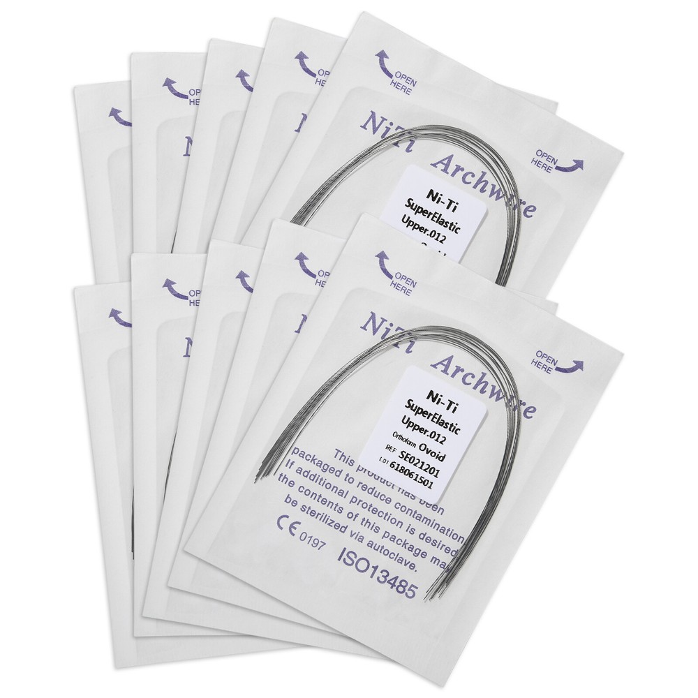 10 packs Arcos de Dental Ortodoncia Redondos Niti Arco de Alambre Su Arch Wire