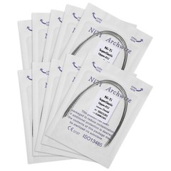 10 packs Arcos de Dental Ortodoncia Redondos Niti Arco de Alambre Su Arch Wire