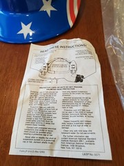 Jackson Products Type 1 Hard Hat With American Eagle Stars And Stripes. DATED 03