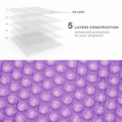 Mix Your Color 50 Poly Bubble Padded Envelopes Mailers #0 6×10 (Inner 6×9)