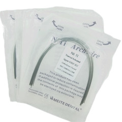 Alambre de Arco Rectangular Niti Activado Térmicamente para Ortodoncia