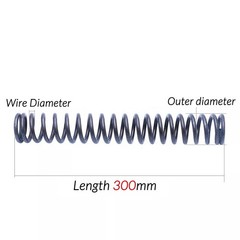 Compression Spring Various Size 2-42mm Diameter & 300mm Length Pressure Small