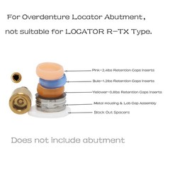 US Dental ZEST LOCATOR Overdenture Abutment For HIOSSEN ET Implant Mini/Regular