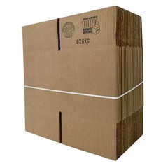UOFFICE Corrugated Boxes 6″ x 6″ x 6″ Cube Boxes – Bundle of 25
