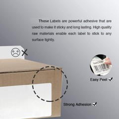 1-50PK 500 Labels Per Roll 1″ x 2-1/8″ for DYMO 30336 LabelWriter 4XL 25mmx54mm