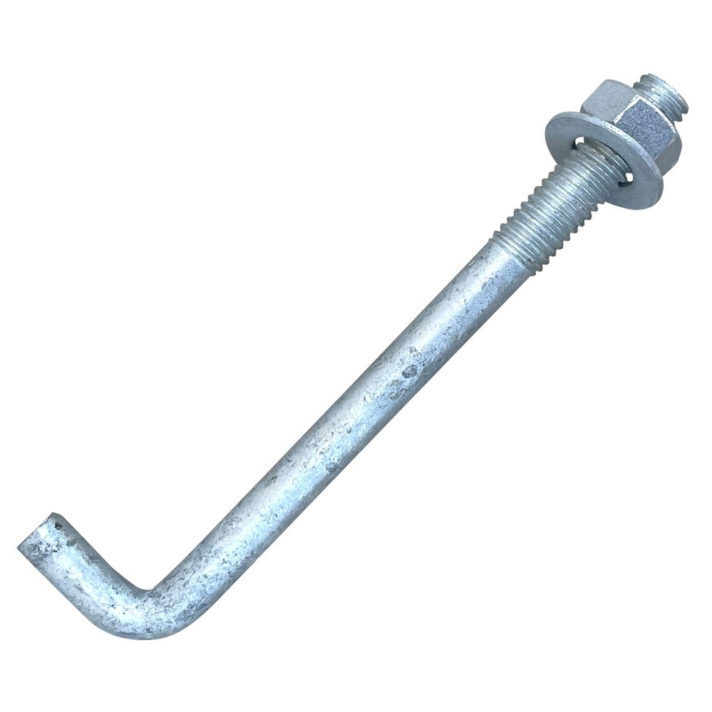 Sandbaggy 1/2″ x 6″ Threaded Concrete Anchor L-Bolts – Hot Dipped Galvanized