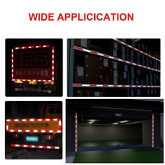 High Visible Auto Reflective Warning Tape Conspicuity Sign Safety Sticker Film