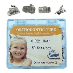 Dental Orthodontic Buccal Tube Molar Tubes Roth MBT 0.022 Convertible Monoblock