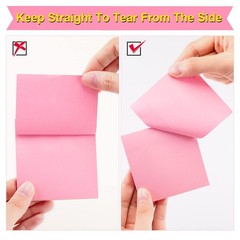 24 Packs Small Sticky Notes Bulk 1.5×2 Inch Mini Self Stick Note Pads, One Bo…
