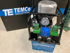 Electric Hydraulic Pump Power Pack 2 Stage Double Acting 110v 10k PSI 488in3 Cap
