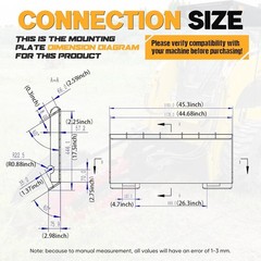 60″ Vibratory Sheepsfoot Roller Compactor for Bobcat Skid Steer | Soil Roller