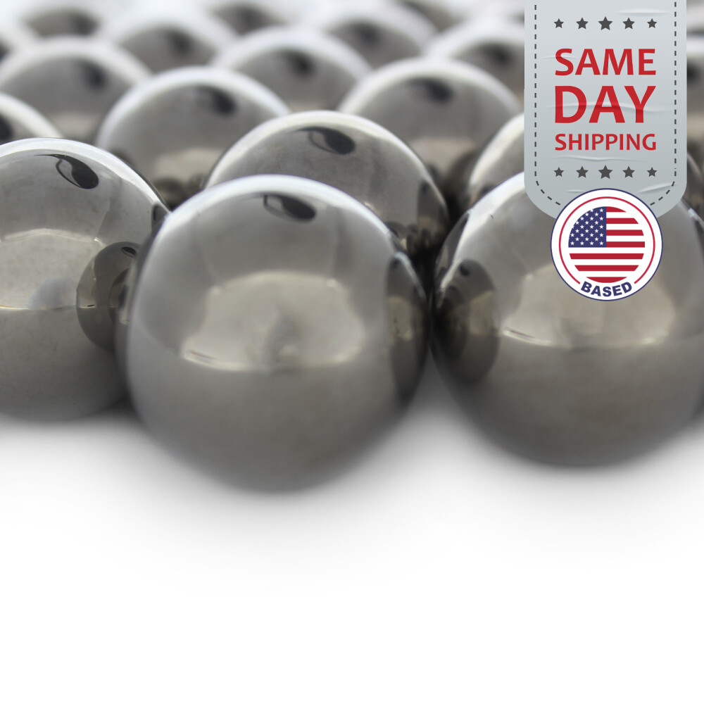 (1000 Pieces) 1/4″ Inch Carbon Steel Bearing Ball (G500 Precision)