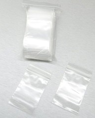 100 Reclosable 2×3 Bags Clear 2mil Poly Bags Top Sealing Plastic Baggies 2″ x 3″
