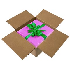 UOFFICE Flat Corrugated Boxes 12″ x 12″ x 6″ Bundle of 25 Shipping Boxes