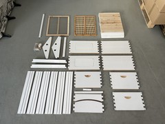 2026 White Wooden Auto Bee Hives Cedarwood + 7PCS Beekeeping Honey Hive Frames