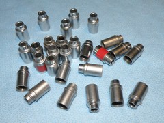 Endoscope light post screw on adapter for fiber light cable