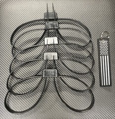 5 Pack Zip Tie Hand Flex Cuffs 250lb Tensile Strength Combat Vet Approved