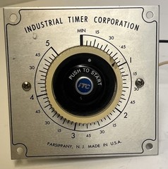 LPB-5 Min. INDUSTRIAL TIMER Corporation 120V 60 HZ
