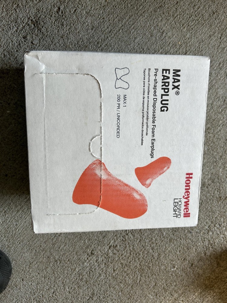 Howard Leight MAX-1 Uncorded Earplugs (1 Box – 200 PAIR) –