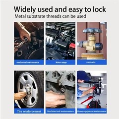 LOOLIFL Blue Thread Locker 243 Nuts-Bolts Locker, Screw Adhesive Lock Tight Seal