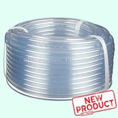 100 Feet Roll Clear Plastic Tubing 3/16″ ID x 1/4″ Outside Dia Flexible Vinyl