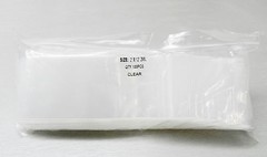 100 Zip Seal Lock Bags 2×12 Clear 2 mil Zip Slide Baggies 2 x 12″ Long Poly Bag