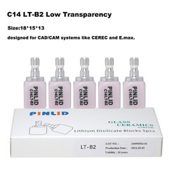 US Dental C14 HT/LT Emax Glass Ceramic Blocks Lithium Disilicate CAD/CAM CEREC