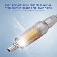 AZDENT Dental LED Brushless Electric Micro Motor/1:1 LED Inner Channel handpiece
