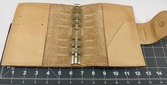 Love Paper Plan Personal Size Leather Planner 25mm Rings Natural Veg Tan